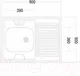 Мойка кухонная Ukinox STD800.600 4C 0R — фото 4