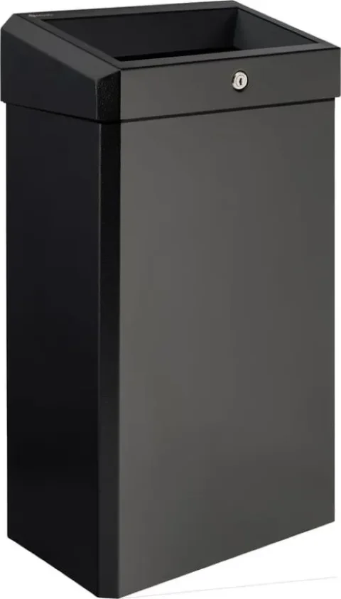 Мусорное ведро Merida Stella Black Slim KSC106 (черный)