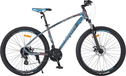 Велосипед Sparto Stellar 27.5 (17, глянцевый черный/синий)