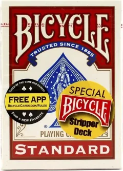 Набор фокусов Bicycle Stripper Deck Red / 1014830-r — фото 9
