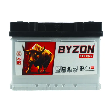 Автомобильный аккумулятор BYZON Strong R+ (62 А/ч)