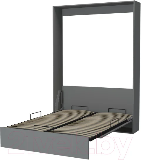 Кровать-трансформер Макс Стайл Studio 18мм 160x200 (BySpan дымчатый алмаз 813РО)