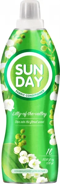 Кондиционер для белья Sunday Свежесть ландыша (1л) — фото 9