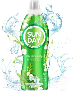 Кондиционер для белья Sunday Свежесть ландыша (1л) — фото 10