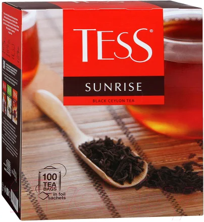 Чай пакетированный Tess Sunrise черный / Nd-00001850 (100пак)