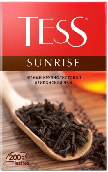 Чай листовой Tess Sunrise черный / Nd-00014676 (200г)