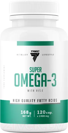 Жирные кислоты Trec Nutrition Super Omega-3 (120 капсул) — фото 1