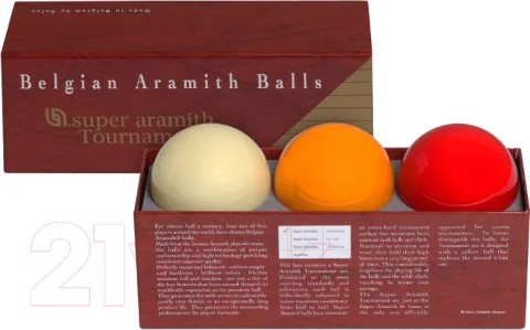 Набор бильярдных шаров Aramith Super Tournament Carom 61.5мм (3шт)