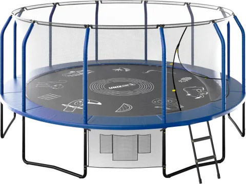 Батут UNIX Line Supreme Game 16ft / trusug16bl (синий)