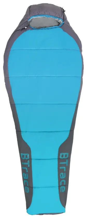 Спальный мешок BTrace Swelter S Size / S0587 (правый, серый/синий)