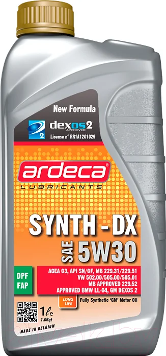 Моторное масло Ardeca Synth-DX 5W30 / P01151-ARD001 (1л)