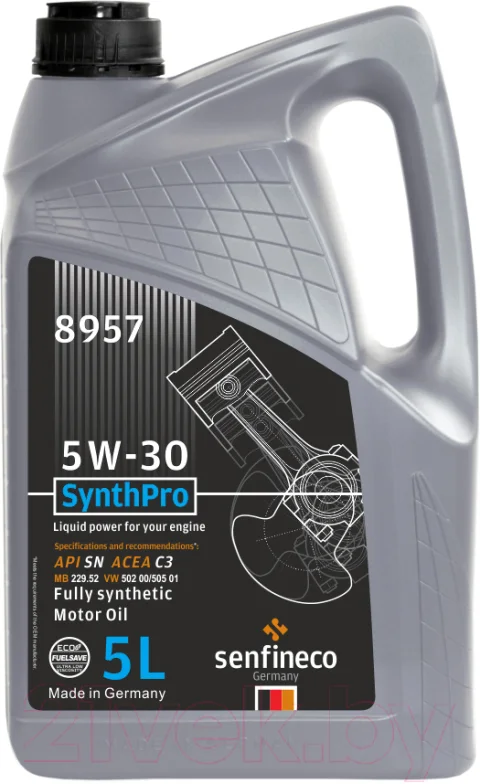Моторное масло Senfineco SynthPro 5W30 SN C3 / 8957 (5л)