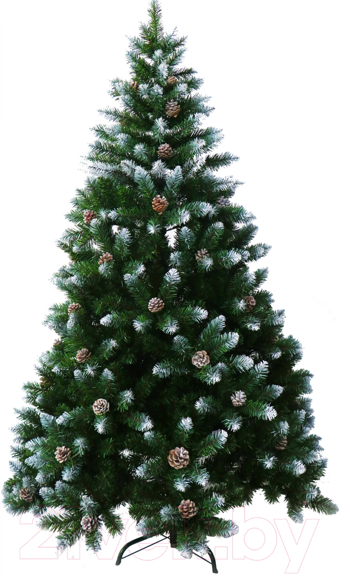 Ель искусственная Merry Bear Моника с шишками и снегом / SYSA-0220321 (2.1м)