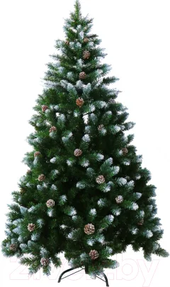 Ель искусственная Merry Bear Моника с шишками и снегом / SYSA-0220321 (2.1м) — фото 1