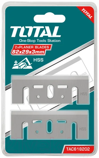 Нож для электрорубанка TOTAL TAC618202 (2шт)