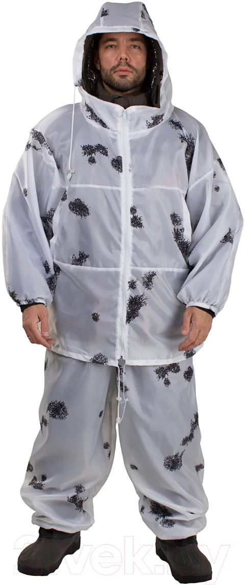 Костюм маскировочный Huntsman Метель зима Taffeta Клякса (50-56/176-182)