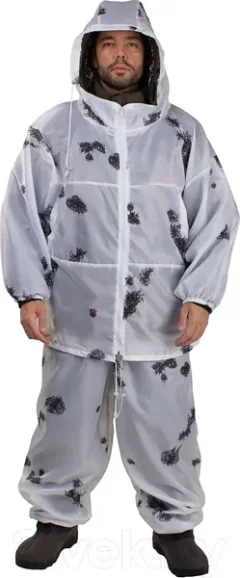 Костюм маскировочный Huntsman Метель зима Taffeta Клякса (50-56/176-182) — фото 7