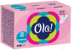 Тампоны гигиенические Ola! Tampons Normal Шелковистая поверхность (8шт) — фото 1