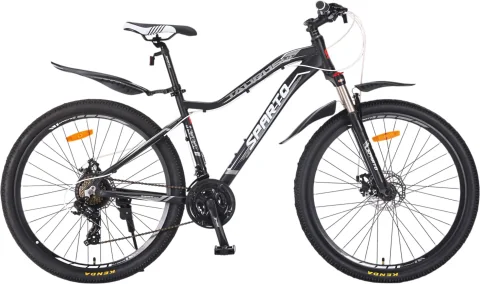 Велосипед Sparto Taurus 27.5 (17, матовый черный/серебристый, разобранный, в коробке)