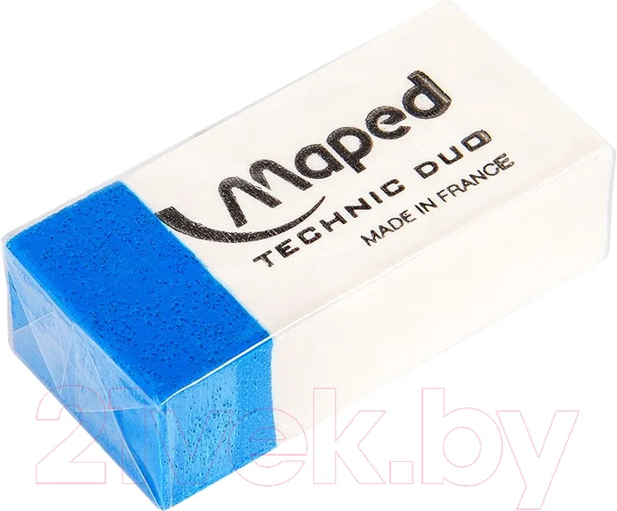 Ластик Maped Technic Duo / 511710 (белый/голубой)