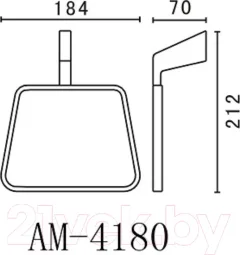 Держатель для полотенца Art&Max Tehno AM-E-4180 — фото 6
