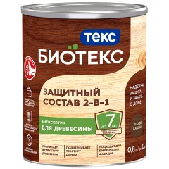 Антисептик для древесины Текс Биотекс (800мл, лесной каштан) — фото 1
