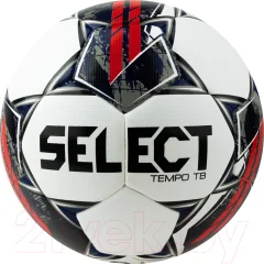 Футбольный мяч Select Tempo TB V23 / 0574060001 (размер 4, белый/синий/красный) — фото 4