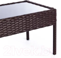 Комплект садовой мебели Tetchair Лаундж (коричневый/бежевый) — фото 7