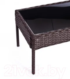 Комплект садовой мебели Tetchair Лаундж (коричневый/бежевый) — фото 8