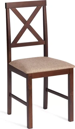 Набор стульев Tetchair Хадсон (дерево гевея/мдф, темный орех, 2 шт) — фото 3
