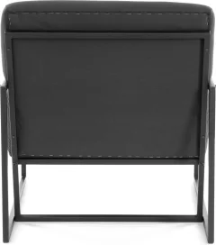 Кресло мягкое Tetchair Чарли Люкс (экокожа, sharp черный) — фото 4