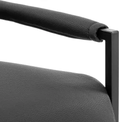 Кресло мягкое Tetchair Чарли Люкс (экокожа, sharp черный) — фото 9