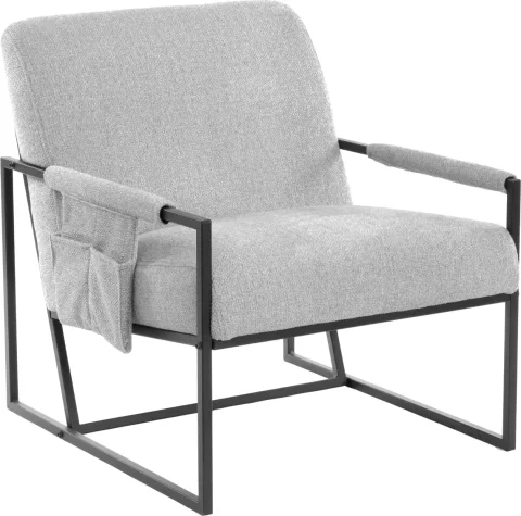 Кресло садовое Tetchair Чарли Люкс (велюр/букле, VT shape silver)