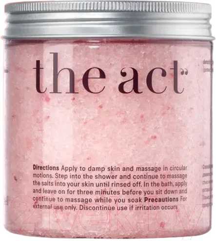 Скраб для тела The Act Детокс с гималайской солью Грейпфрут (300г)