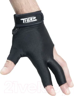 Перчатка для бильярда Tiger Tiger-X / 45.410.04.5 (XL, черный) — фото 4