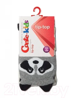 Колготки детские Conte Kids Tip-Top 444 (р.62-74, молочный/серый) — фото 2