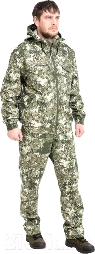 Костюм для охоты и рыбалки Helios Тайган T-KS-T-M4293-5XL-2 (р.60-62/182-188, КМФ мох)