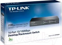 Коммутатор TP-Link TL-SF1016DS — фото 3