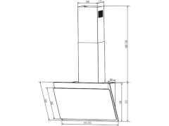 Вытяжка наклонная Faber Tocco WH 60 / 330.0702.953 (белое стекло) — фото 2
