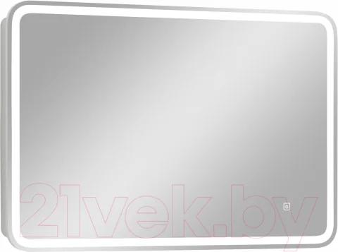 Шкаф с зеркалом для ванной Континент Tokio Led 90х53