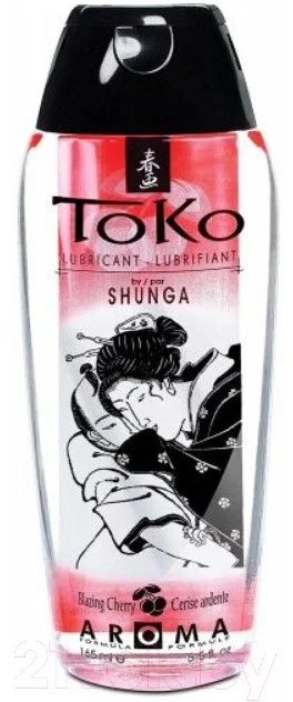 Лубрикант-гель Shunga Toko Aroma Blazing Cherry / 6400 (165мл)