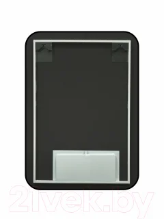 Зеркало Континент Torry Led 50x70 (с фоновой подсветкой, бесконтактным сенсором, черной окантовкой) — фото 8