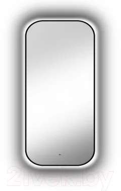 Зеркало Континент Torry Led 60x100 (с фоновой подсветкой, бесконтактным сенсором, черной окантовкой) — фото 2