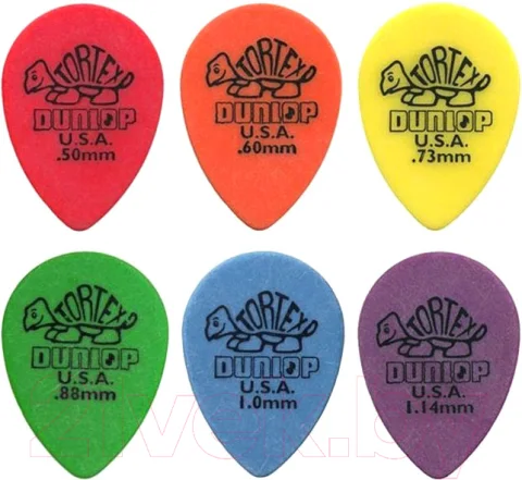Набор медиаторов Dunlop Manufacturing Tortex Tear Drop 4131 (216шт)