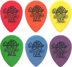 Набор медиаторов Dunlop Manufacturing Tortex Tear Drop 4131 (216шт) — фото 3