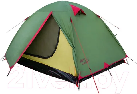 Палатка Tramp Tourist 2 V2 / TLT-004s (Sand)
