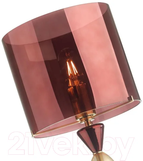 Абажур Odeon Light Tower 4868/1S (бордовый/стекло)