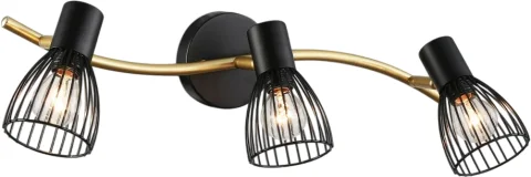 Спот Ambrella TR8661/3 BK/GD (черный/золото)