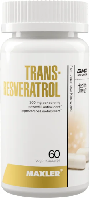 Пищевая добавка Maxler Trans-Resveratrol (60 капсул)