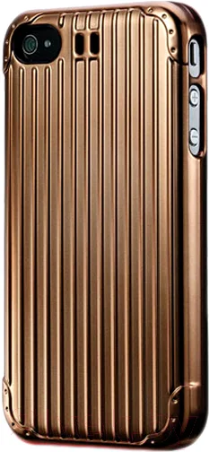 Чехол-накладка Cooler Master Traveler для iPhone 4 / C-IF4C-SCTV-1O (золото)